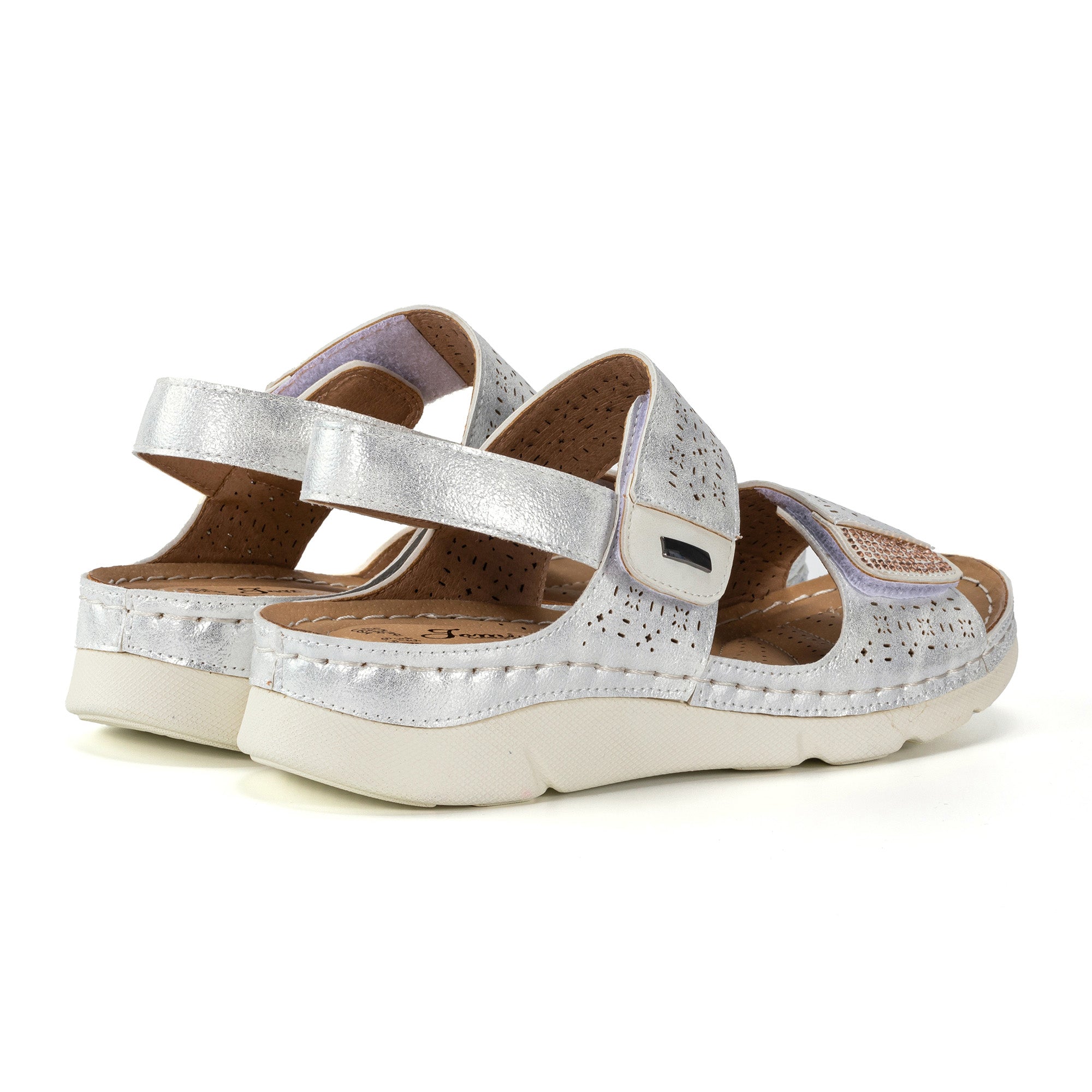 JOMIX Sandali Estive Casual da Donna Scarpa Morbida Scivolamento con Tomaia a Strappo WWS250186