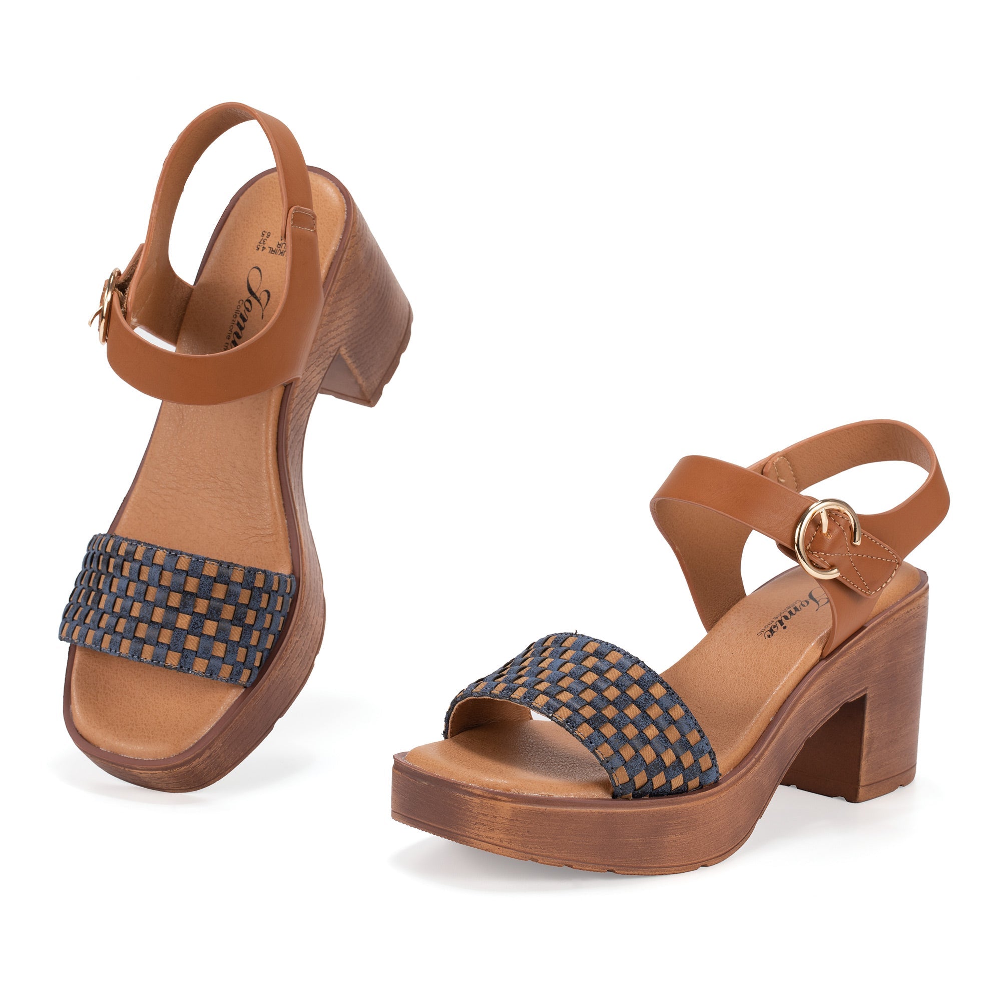 JOMIX Sandali Estive da Donna con Tacco Alto Comodi con Suola WWS250189