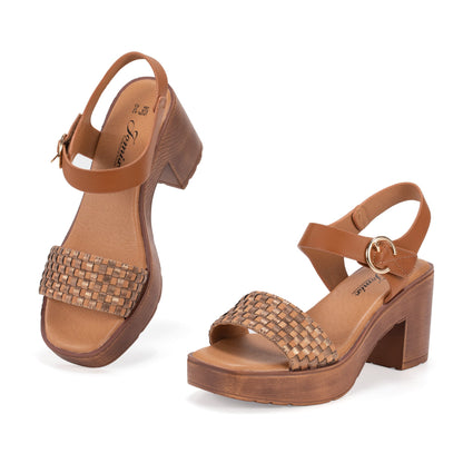 JOMIX Sandali Estive da Donna con Tacco Alto Comodi con Suola WWS250189