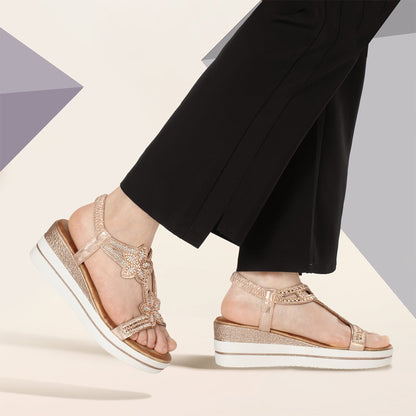 JOMIX Sandali Estive da Donna con Zeppa Scarpe da Spiaggia WWS250241