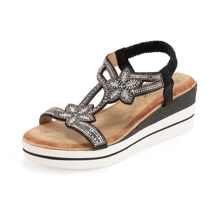 JOMIX Sandali Estive da Donna con Zeppa Scarpe da Spiaggia WWS250241
