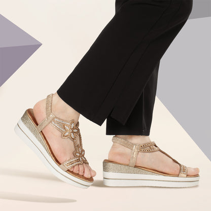JOMIX Sandali Estive da Donna con Zeppa Scarpe da Spiaggia WWS250241