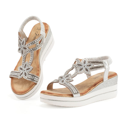 JOMIX Sandali Estive da Donna con Zeppa Scarpe da Spiaggia WWS250241