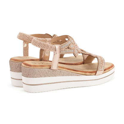 JOMIX Sandali Estive da Donna con Zeppa Scarpe da Spiaggia WWS250241
