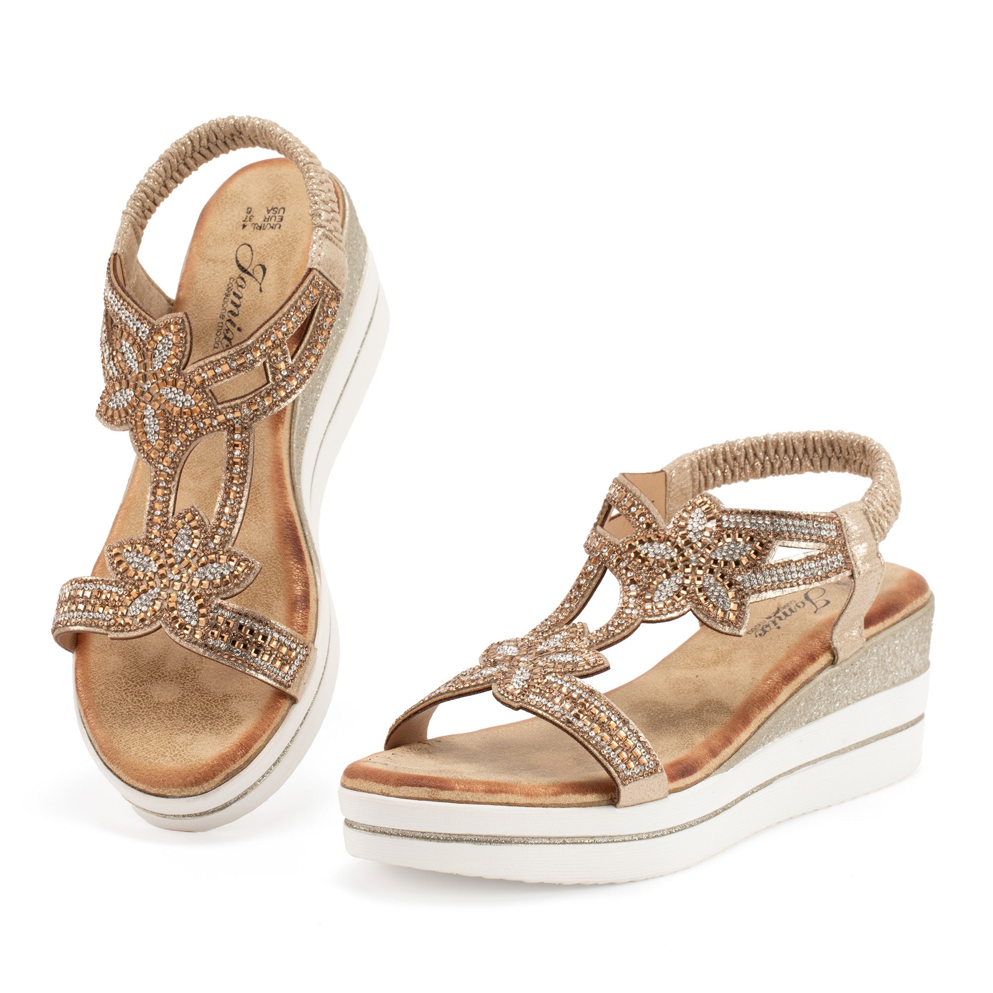 JOMIX Sandali Estive da Donna con Zeppa Scarpe da Spiaggia WWS250241