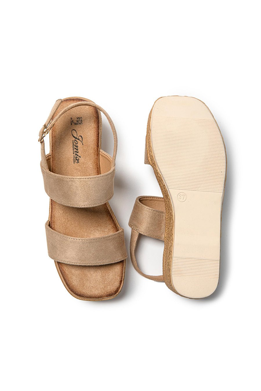 JOMIX Sandali Estivi da Donna con due Fasce Eleganti e Chiusura a Fibbia SD9121