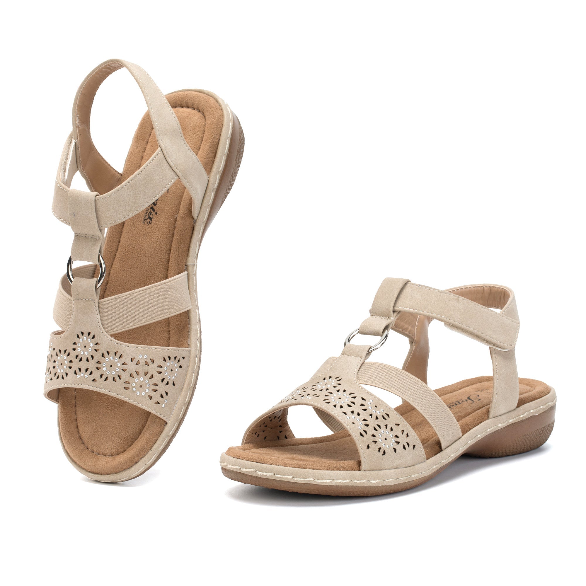 JOMIX Sandali Estivi da Donna Eleganti e Versatili Design a Strappo Facile da Indossare WFF250182