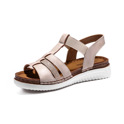 JOMIX Sandali Moda Donna Estive Piatto Sandali Antiscivolo Comode Scarpe SD9300