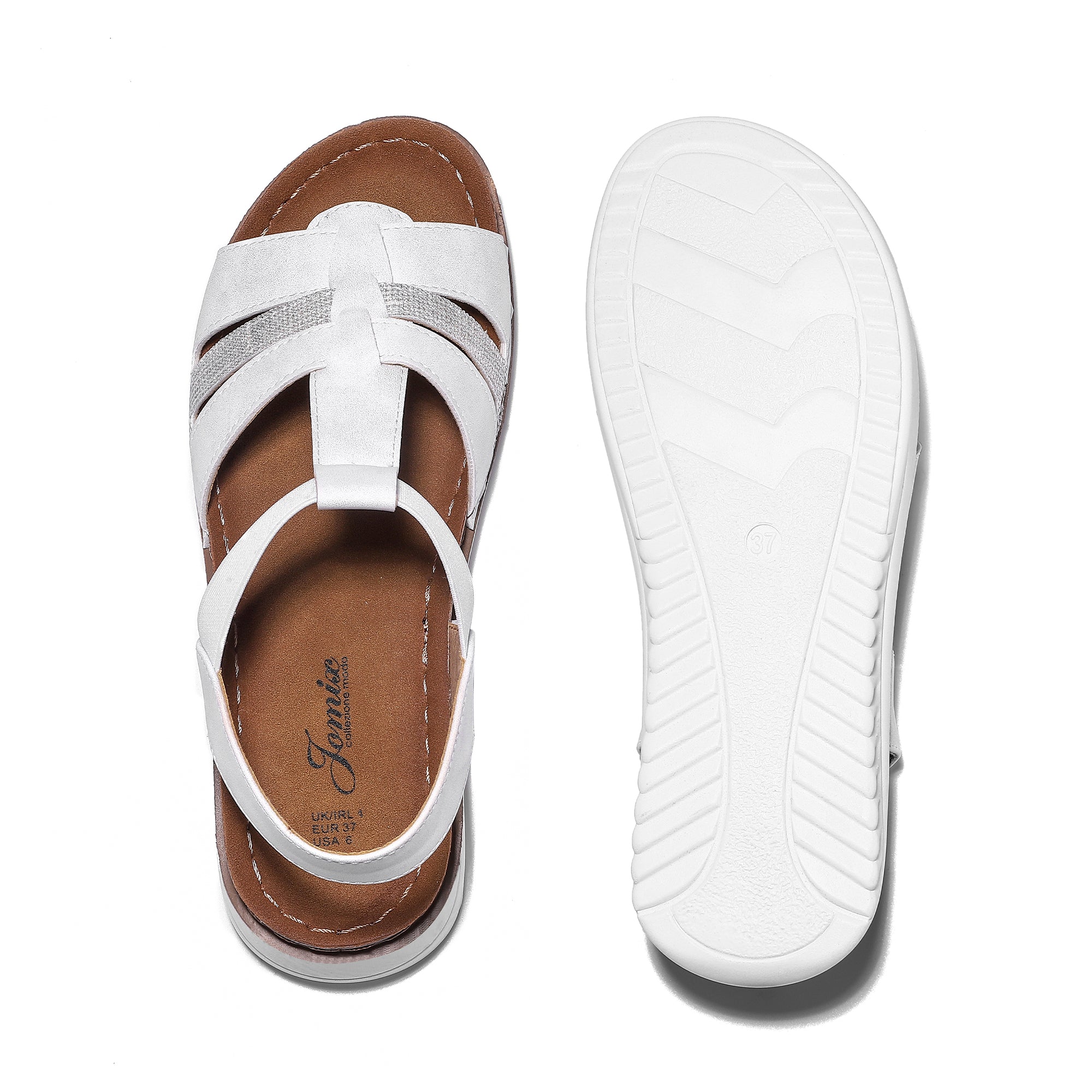 JOMIX Sandali Moda Donna Estive Piatto Sandali Antiscivolo Comode Scarpe SD9300