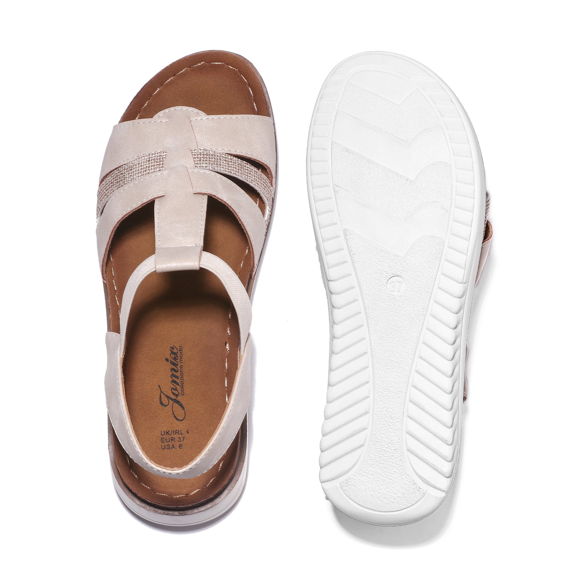 JOMIX Sandali Moda Donna Estive Piatto Sandali Antiscivolo Comode Scarpe SD9300