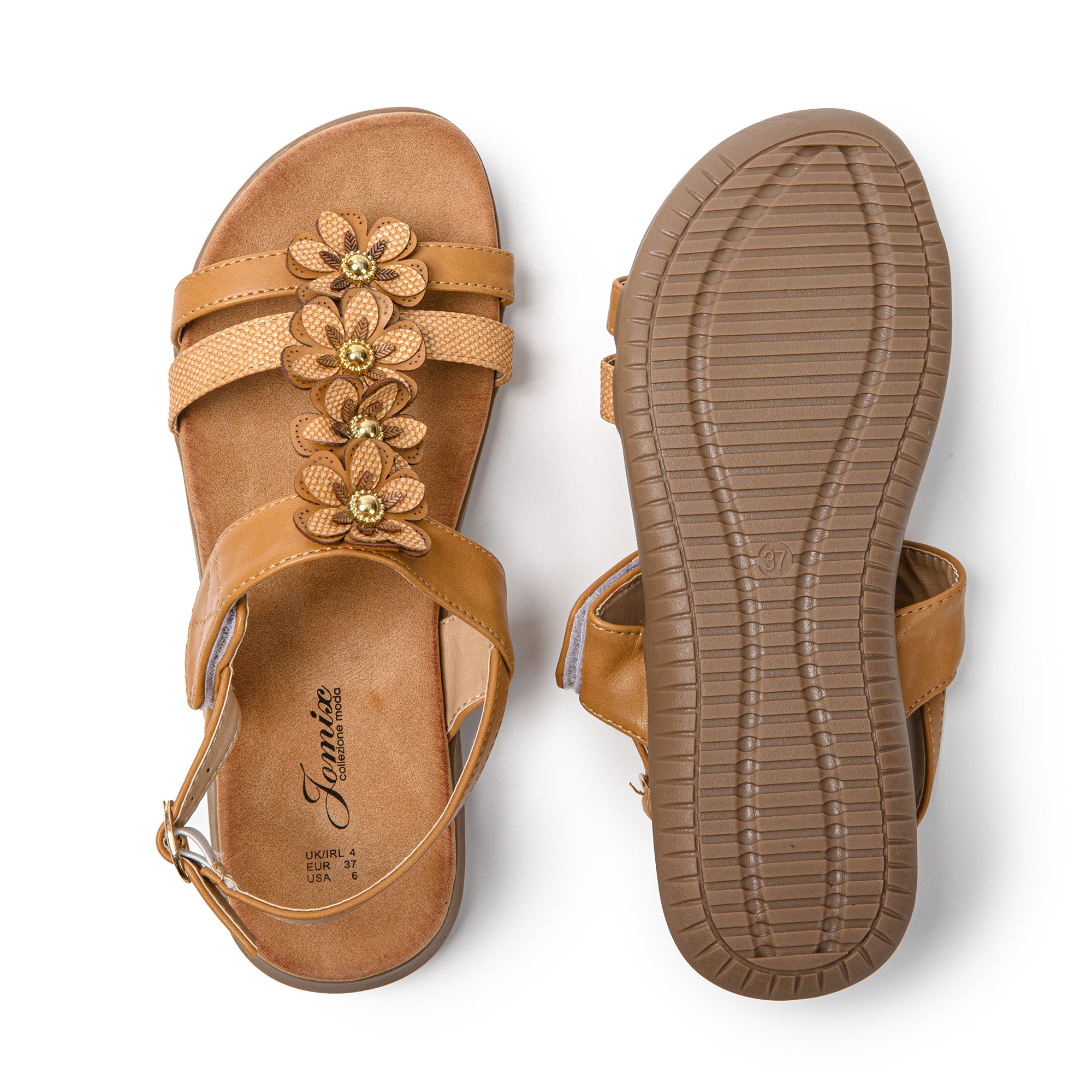 JOMIX Sandali Moda Donna Estive Piatto Sandali Antiscivolo Comode SD9356
