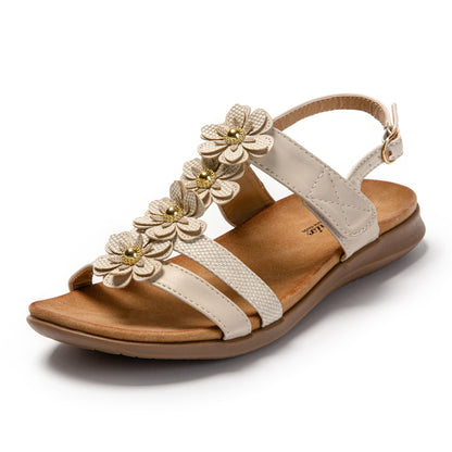 JOMIX Sandali Moda Donna Estive Piatto Sandali Antiscivolo Comode SD9356