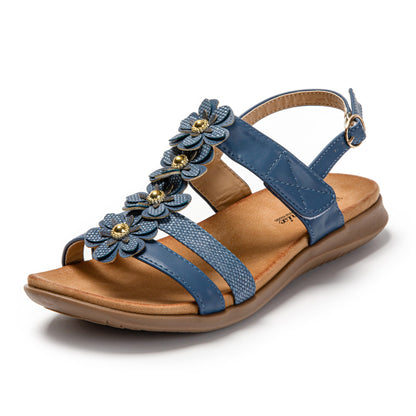 JOMIX Sandali Moda Donna Estive Piatto Sandali Antiscivolo Comode SD9356