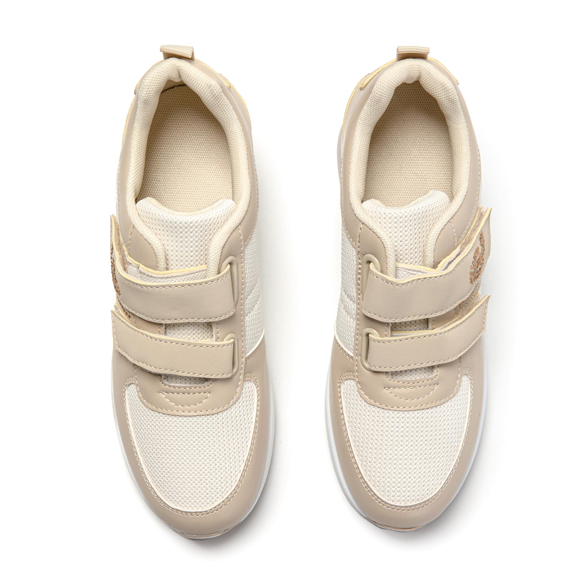 JOMIX Scarpe Donna a Strappo Casual Sneakers Zeppa Camminata