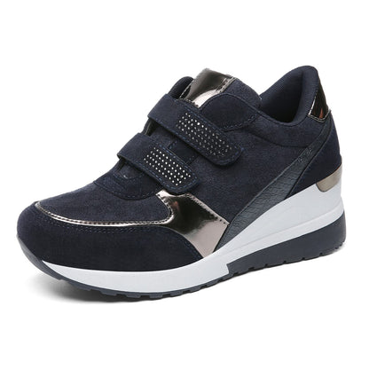 JOMIX Scarpe Donna a Strappo Casual Sneakers Zeppa Camminata