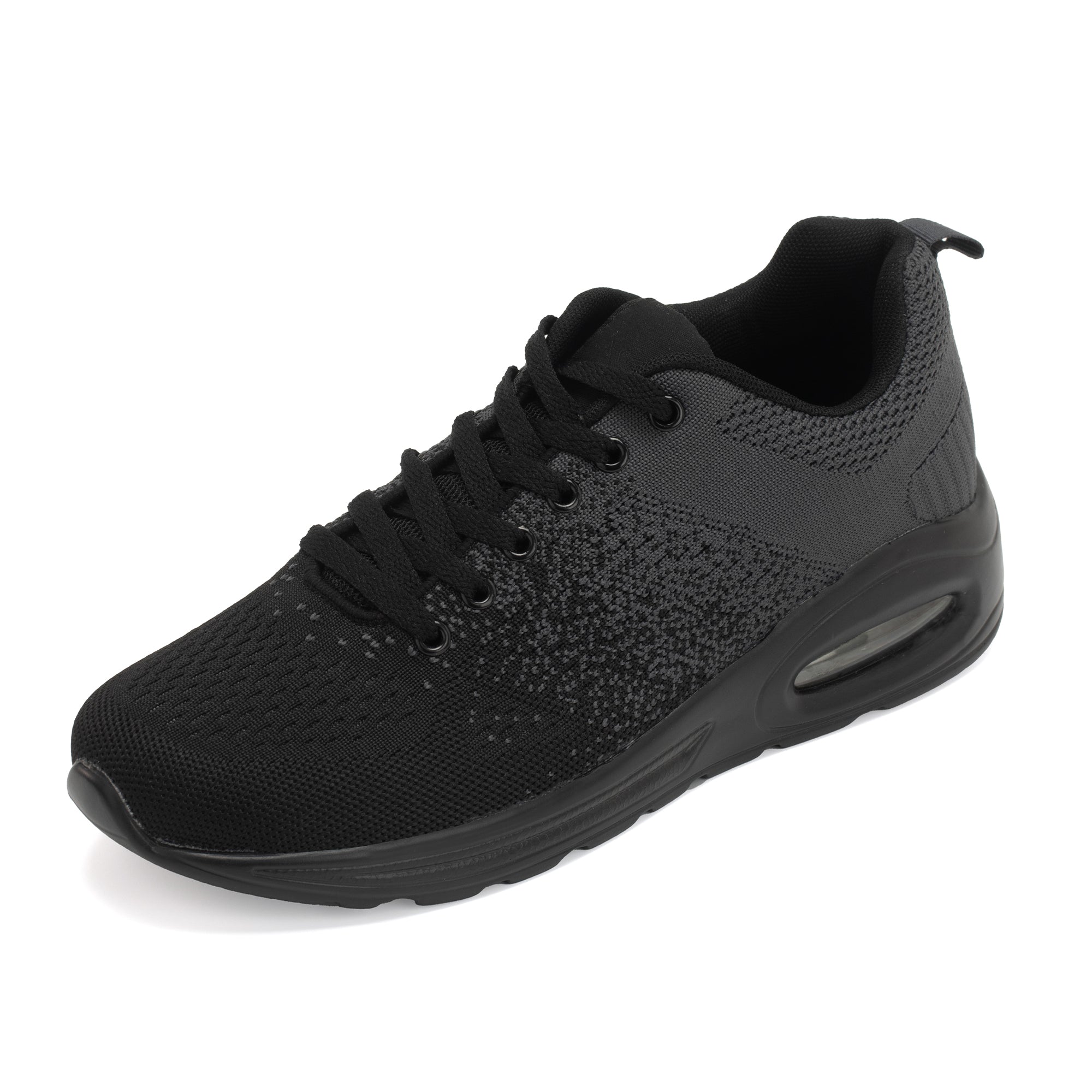 JOOMRA Scarpe Da Ginnastica Uomo – Nero Total Black – Tessuto Traspirante – Suola Gomma – Telaio 43 EU