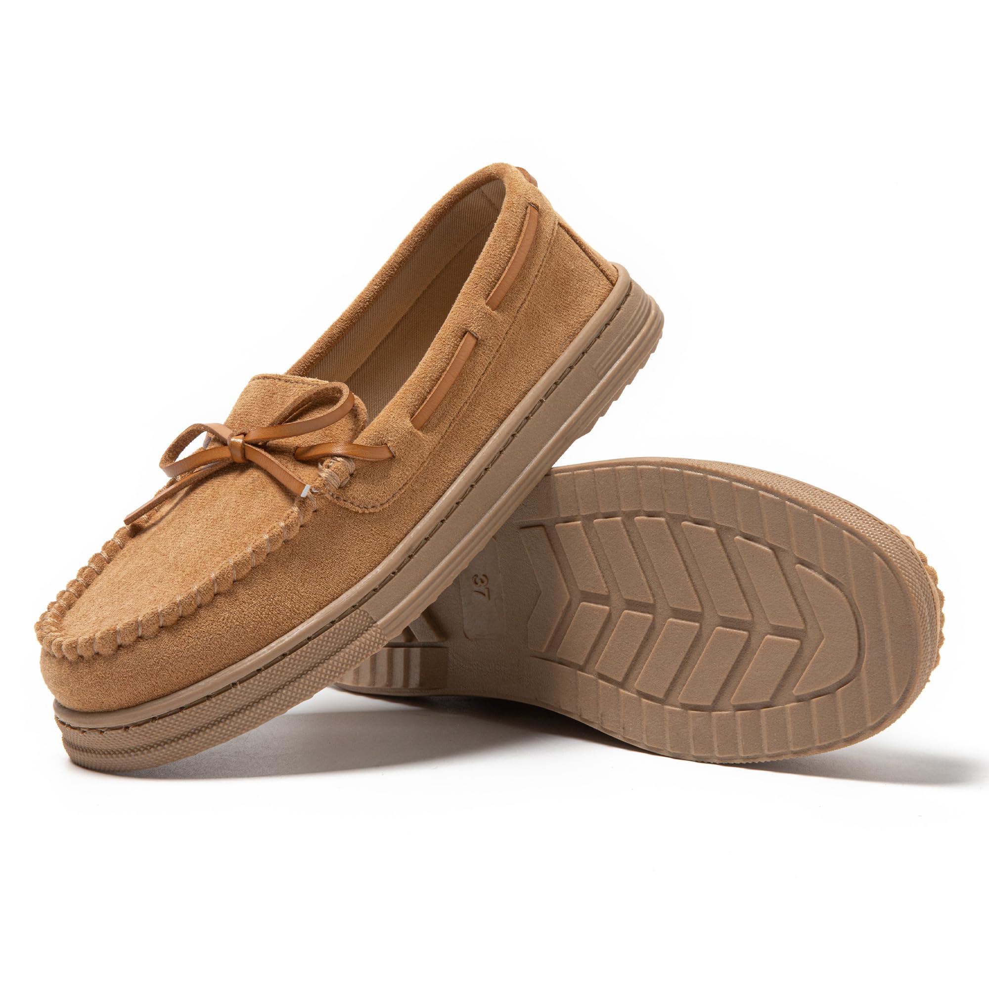 JOMIX Scarpe Mocassino Invernali da Donna Slip On Effetto Scamosciato