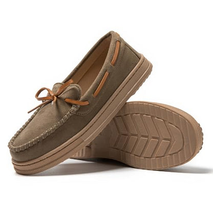 JOMIX Scarpe Mocassino Invernali da Donna Slip On Effetto Scamosciato