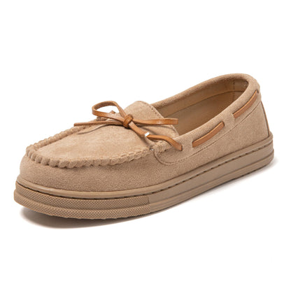 JOMIX Scarpe Mocassino Invernali da Donna Slip On Effetto Scamosciato