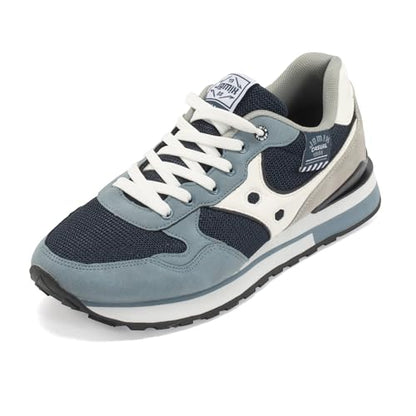 JOMIX Scarpe Uomo Casual Running Retrò Leggero Sneakers Sportive Comode Scarpe Antiscivolo da Camminata Ideali per Passeggiate e Tempo Libero