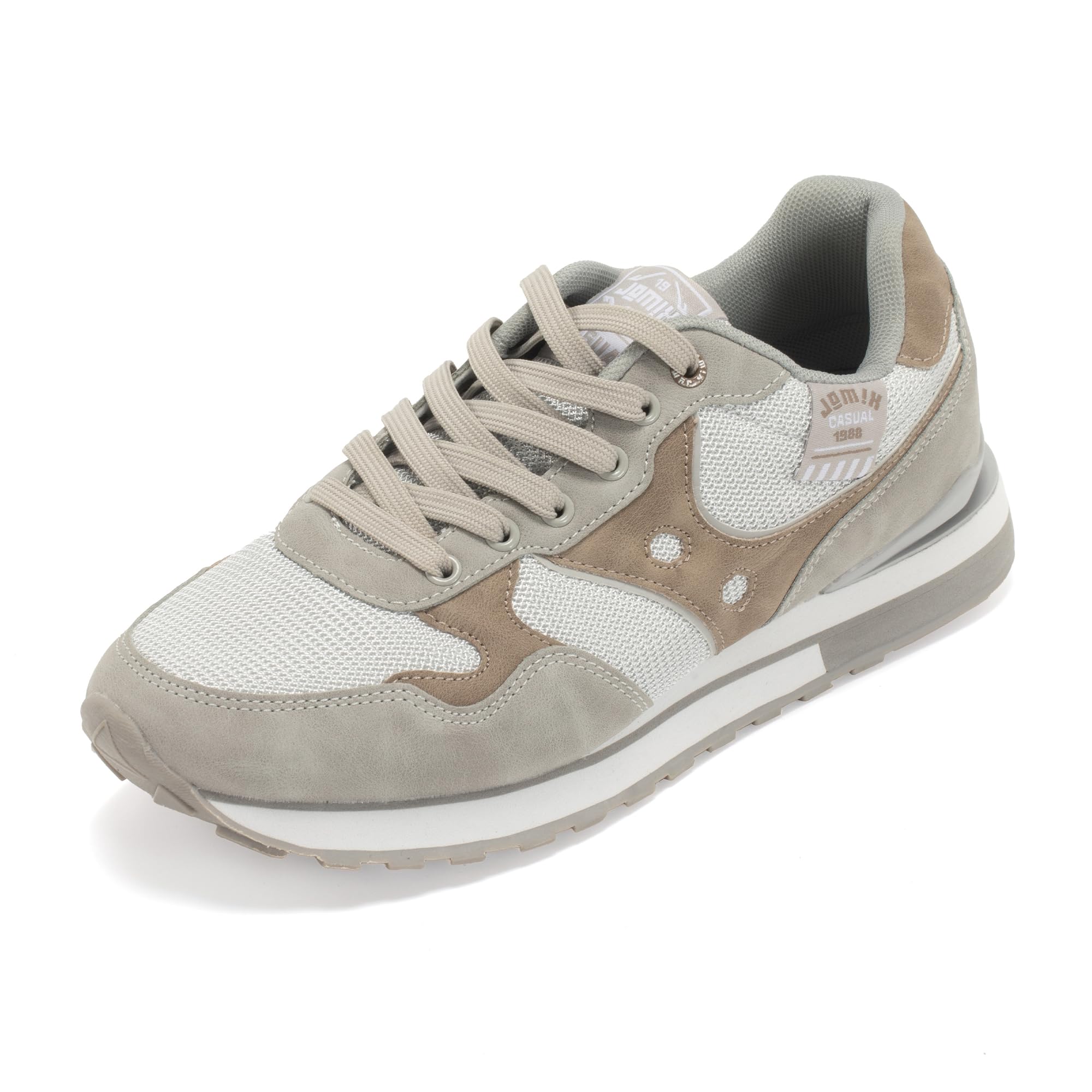 JOMIX Scarpe Uomo Casual Running Retrò Leggero Sneakers Sportive Comode Scarpe Antiscivolo da Camminata Ideali per Passeggiate e Tempo Libero