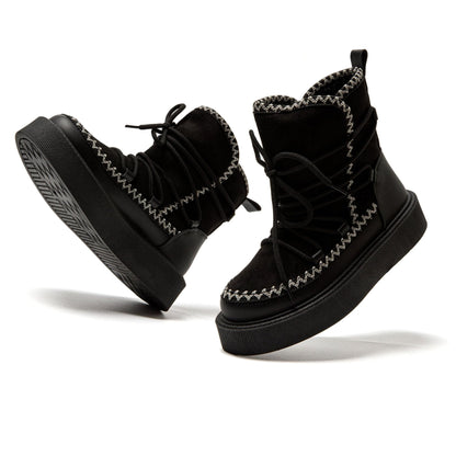 JOMIX Scarponcino Donna Comode Foderata Caldo Antiscivolo Stivali Stile da Neve