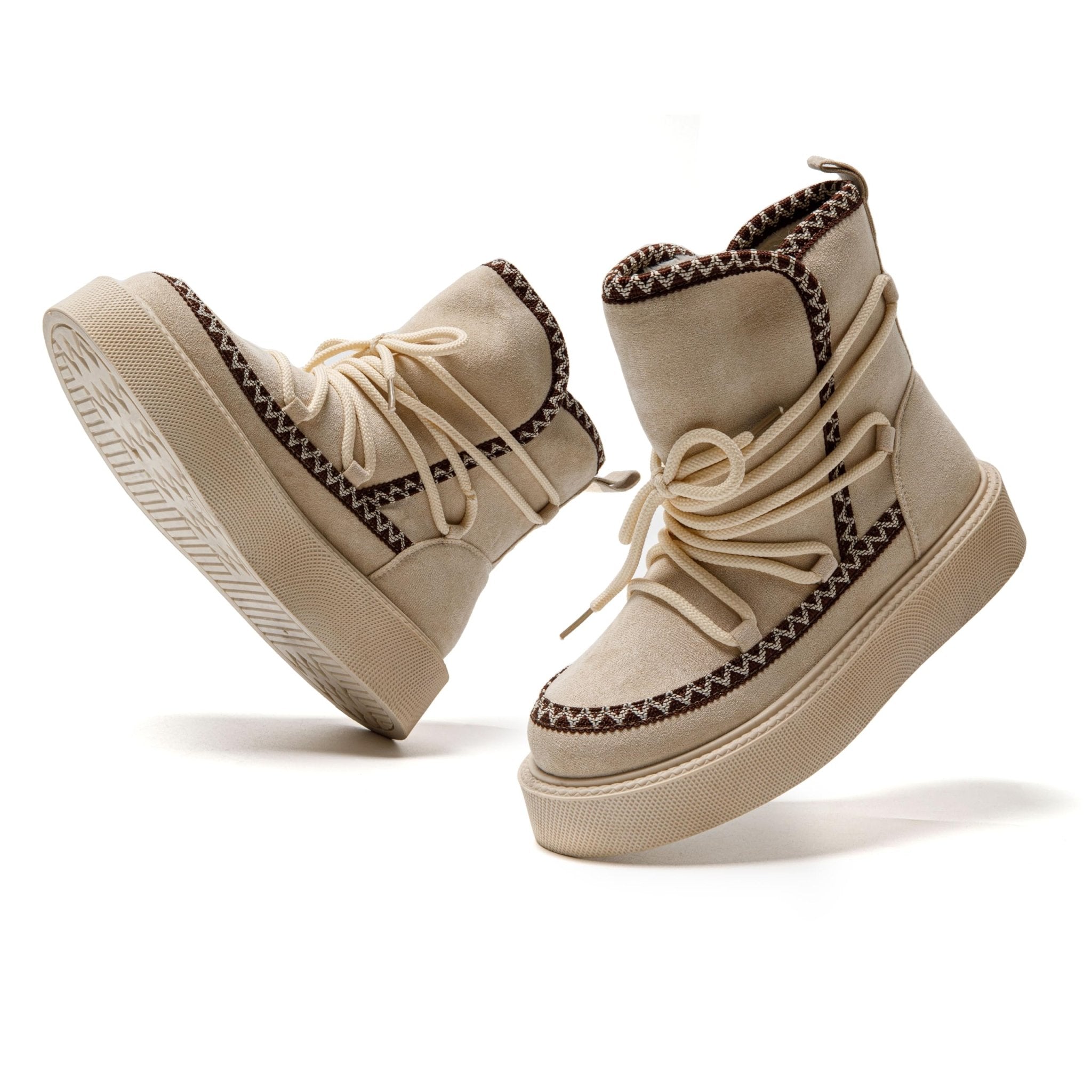 JOMIX Scarponcino Donna Comode Foderata Caldo Antiscivolo Stivali Stile da Neve