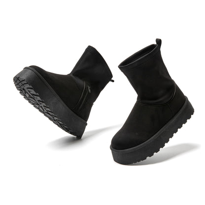 JOMIX Scarponcino Donna Comode Foderata Caldo Antiscivolo Stivali Stile da Neve