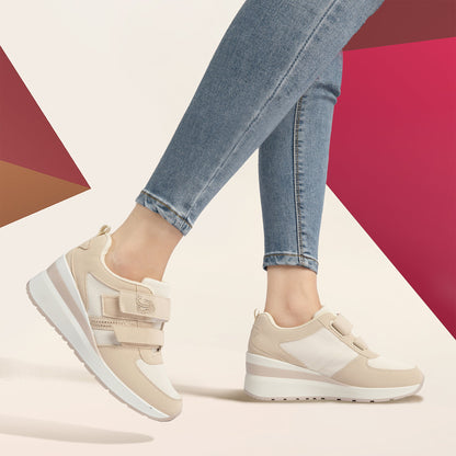 JOMIX Sneaker Casual da Donna Scarpe Sportive con Zeppa che Aumentano L'altezza WSC250516