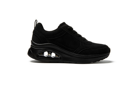 JOMIX Sneaker Damen Turnschuhe mit Luftpolster Leder Sportschuhe Laufschuhe Rutschfeste Joggingschuhe Gym Fitness