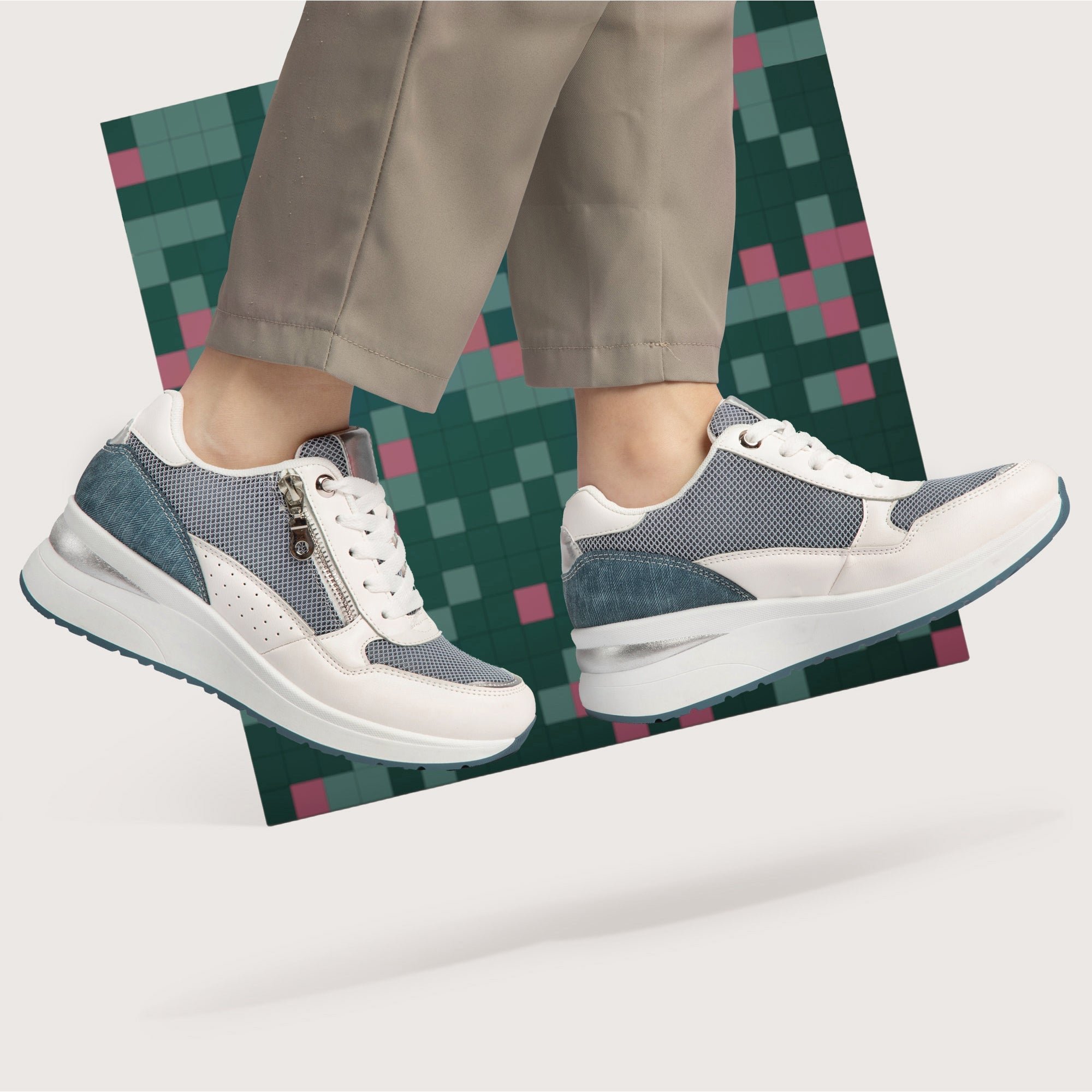 JOMIX Sneakerda Donna Traspiranti e Asciutte Comode e Durevoli Scarpe Sportive WSC250522