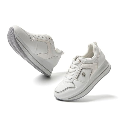 JOMIX Sneakers Donna Zeppa Interna Scarpe da Ginnastica Basse Sportive Fitness Respirabile MD9787 - MD9788