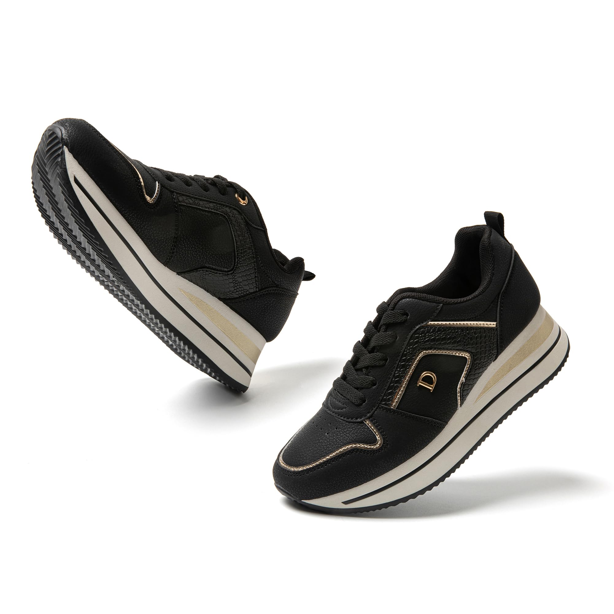 JOMIX Sneakers Donna Zeppa Interna Scarpe da Ginnastica Basse Sportive Fitness Respirabile MD9787 - MD9788