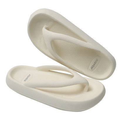 JOMIX Sommer Flip Flops Damen Dicke Sohle Schlappen Weiche Sandalen Einfarbige Badelatschen Badeschlappen Meer Pool Strand Schwimmen