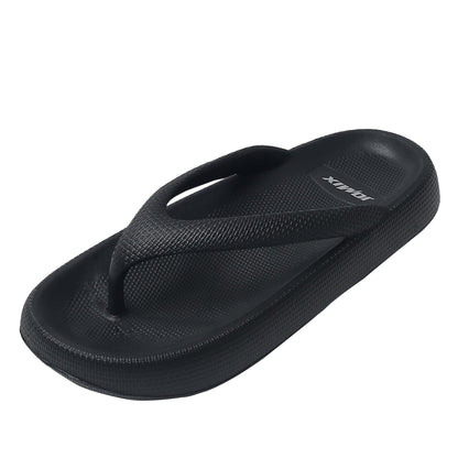 JOMIX Sommer Flip Flops Damen Dicke Sohle Schlappen Weiche Sandalen Einfarbige Badelatschen Badeschlappen Meer Pool Strand Schwimmen