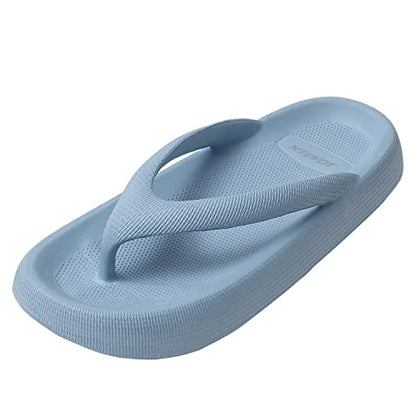JOMIX Sommer Flip Flops Damen Dicke Sohle Schlappen Weiche Sandalen Einfarbige Badelatschen Badeschlappen Meer Pool Strand Schwimmen