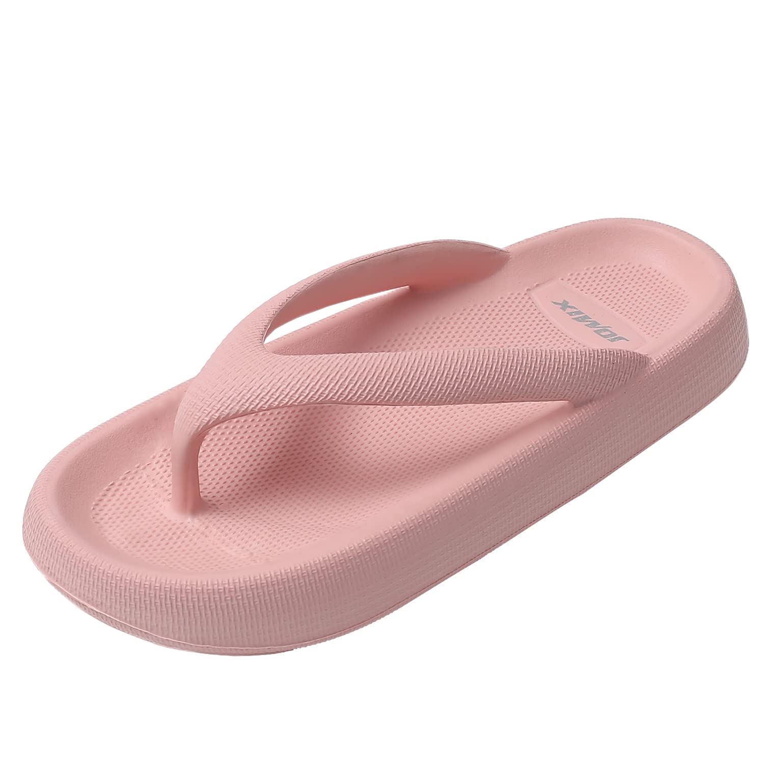 JOMIX Sommer Flip Flops Damen Dicke Sohle Schlappen Weiche Sandalen Einfarbige Badelatschen Badeschlappen Meer Pool Strand Schwimmen