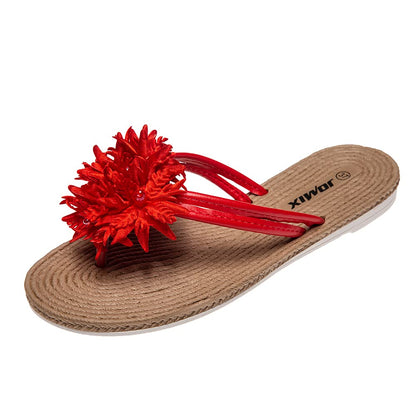 JOMIX Sommer Sandalen Keilabsatz Flip Flops Damen Elegant Zehentrenner Damen Glitzer Strasssteine Sandaletten Weiche Fußbett Pool Meer Strand Outdoor