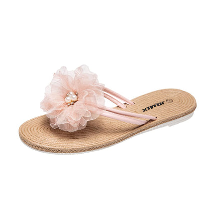 JOMIX Sommer Sandalen Keilabsatz Flip Flops Damen Elegant Zehentrenner Damen Glitzer Strasssteine Sandaletten Weiche Fußbett Pool Meer Strand Outdoor