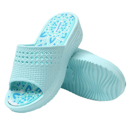 JOMIX Sommer Schlappen Damen Rutschfeste Sandalen Bunte Badelatschen Badeschlappen Meer Pool Strand Schwimmen Indoor Outdoor