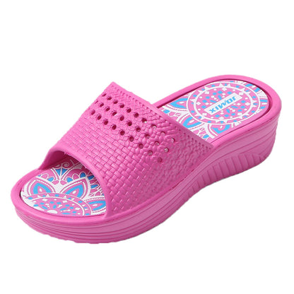 JOMIX Sommer Schlappen Damen Rutschfeste Sandalen Bunte Badelatschen Badeschlappen Meer Pool Strand Schwimmen Indoor Outdoor