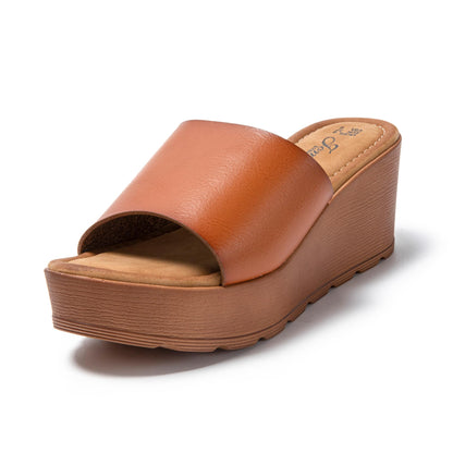 JOMIX Sommerschuhe für Damen mit Keilabsatz und Stirnband