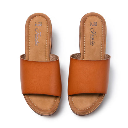 JOMIX Sommerschuhe für Damen mit Keilabsatz und Stirnband