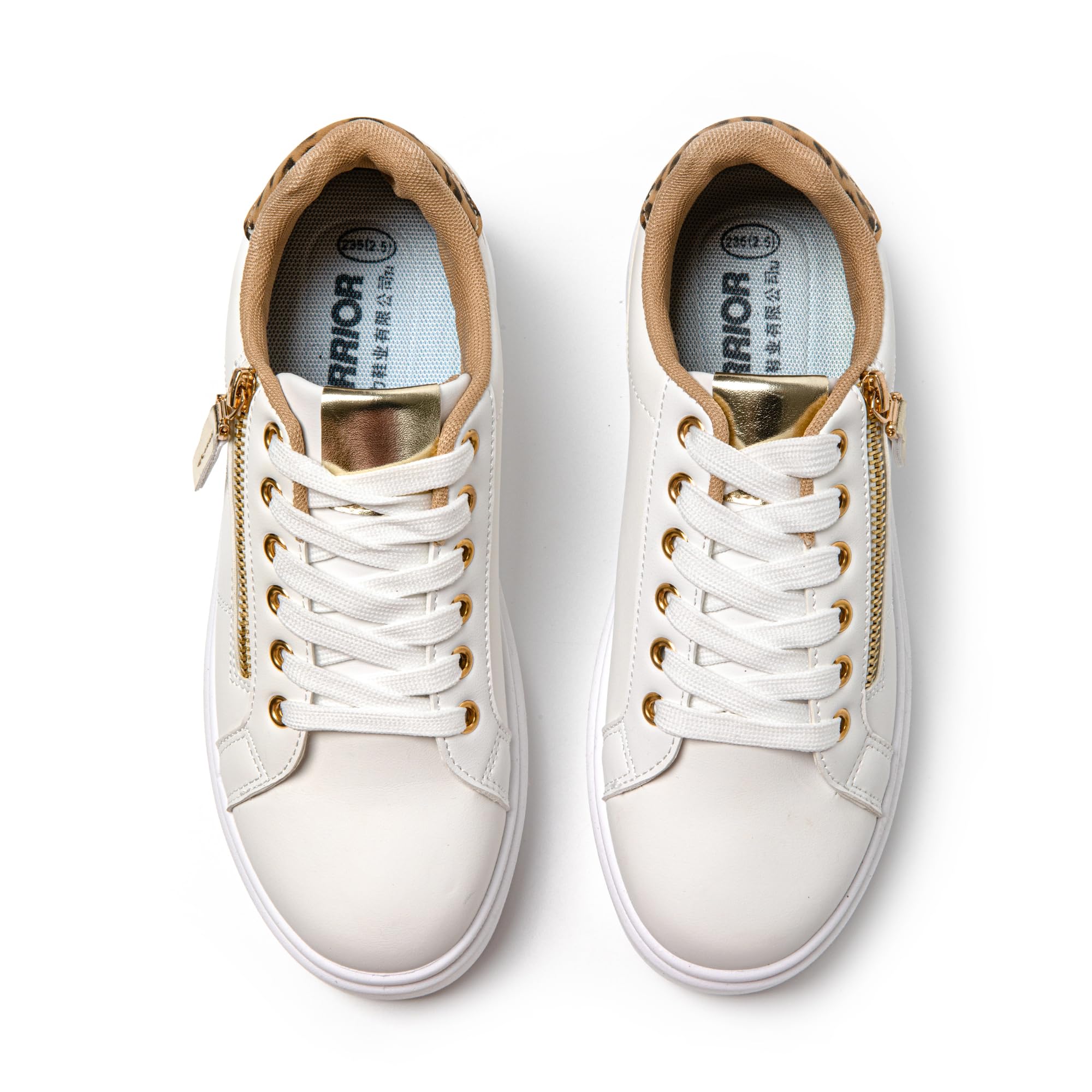 JOMIX Sportschuhe Damen Leicht Leder Platform Sneaker Atmungsaktiv Plateau Laufschuhe Fitness Turnschuhe Wanderschuhe Freizeitschuhe