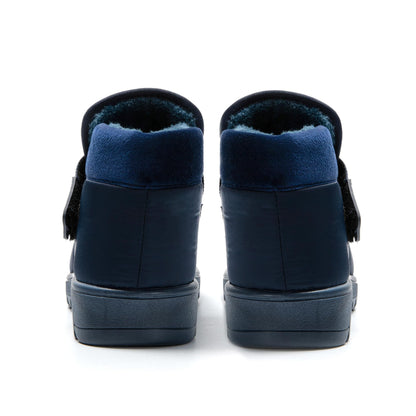 Jomix Stiefeletten Damen Winter Warm Plush Rutschfeste Schneestiefel Gefütterte Winterstiefel Winterschuhe Wasserdicht