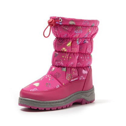 JOMIX Stivali Bambini Stiveletti Doposci Impermeabile da Bambine e Ragazzi