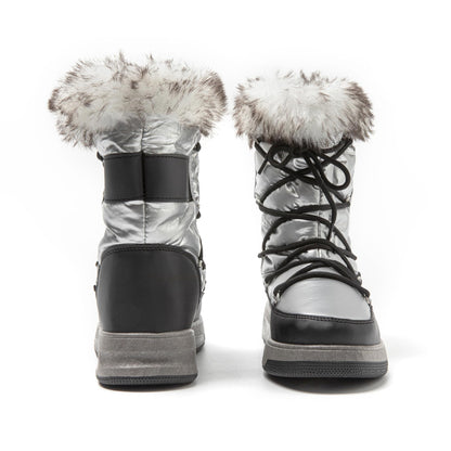 JOMIX Stivali Doposci da Donna Stivaletti Pelosi Impermeabile Calde