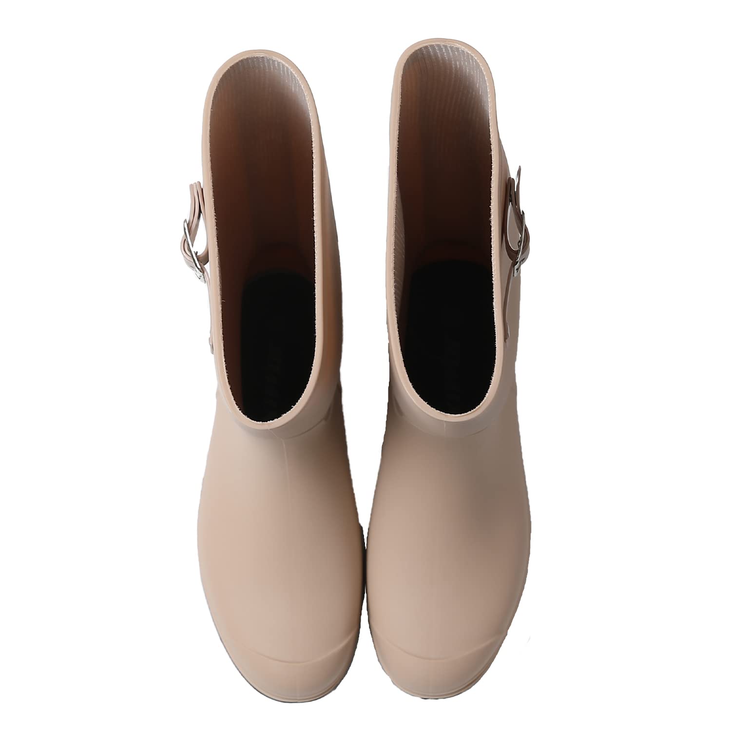 JOMIX Stivali Pioggia Donna Alti Stivali di Gomma Stivali Galosce Impermeabili