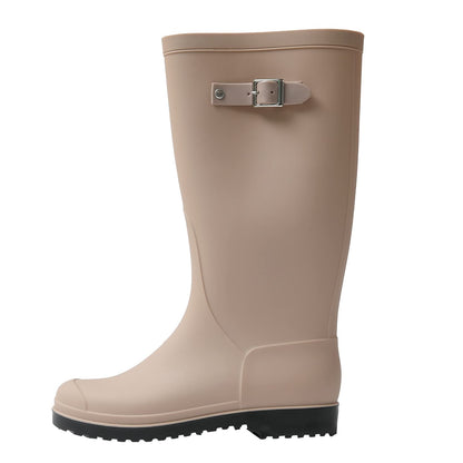 JOMIX Stivali Pioggia Donna Alti Stivali di Gomma Stivali Galosce Impermeabili