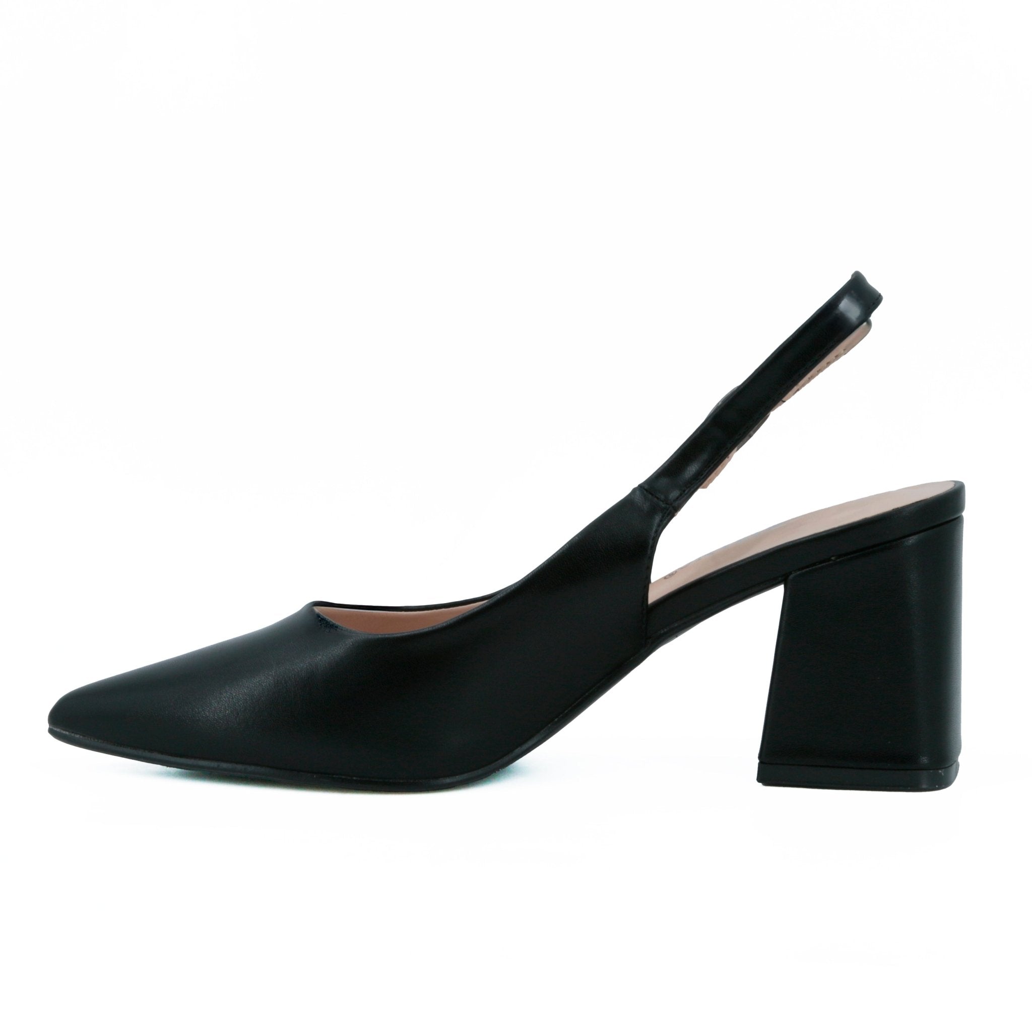 JOMIX Tacchi Bassi da Donna Scarpe con Tacco a Punta Chiusa con Cinturino Alla X1B - L2579